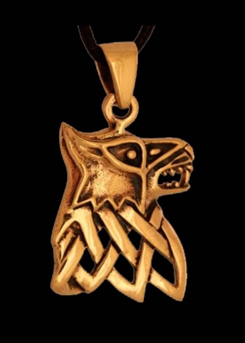 Game of Thones House of Stark Hanger in Brons (uitverkoop)