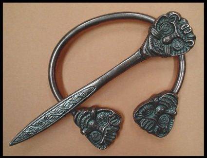 Wikinger Fibel, Hom Denmark 9Jh.-11Jh. Bronze