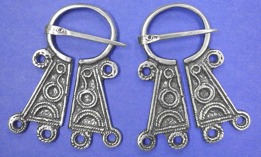 Wikinger Fibel in Silber ( weg ist weg )