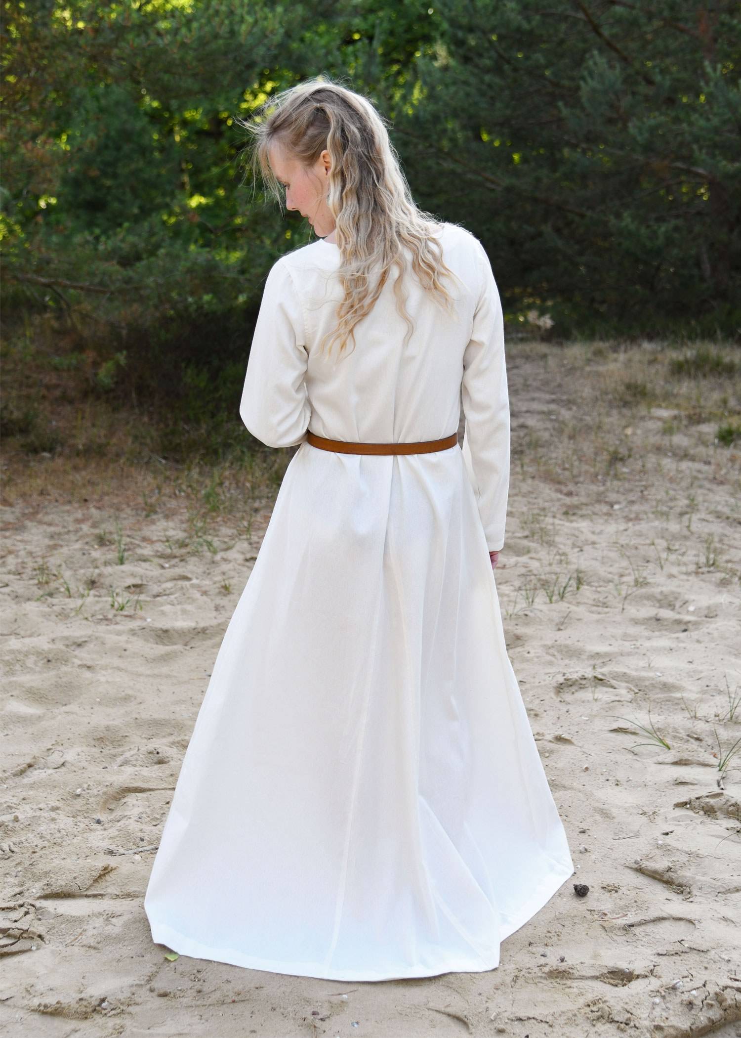 Leichtes Mittelalter Kleid, Wikingerkleid, natur