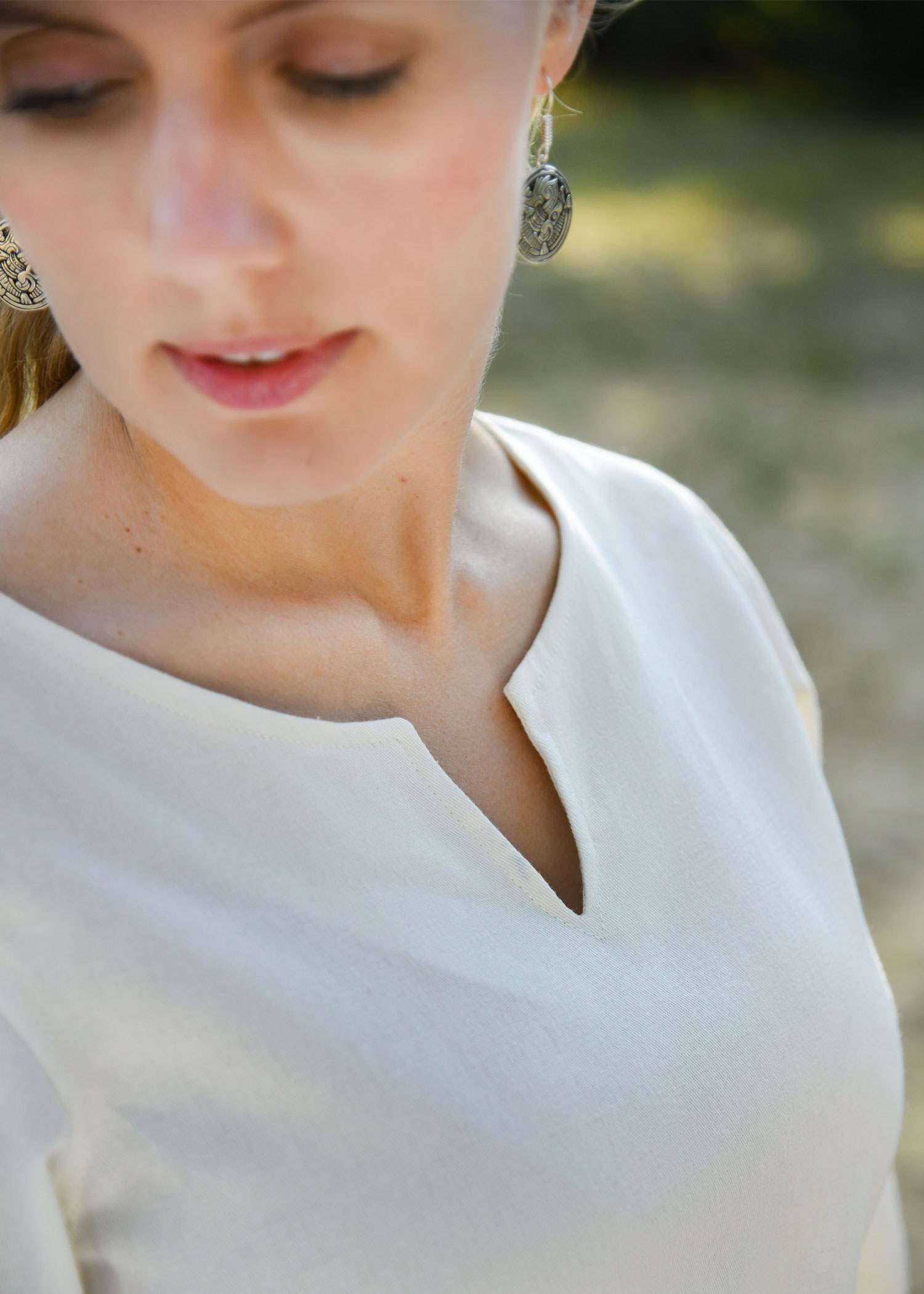 Leichtes Mittelalter Kleid, Wikingerkleid, natur