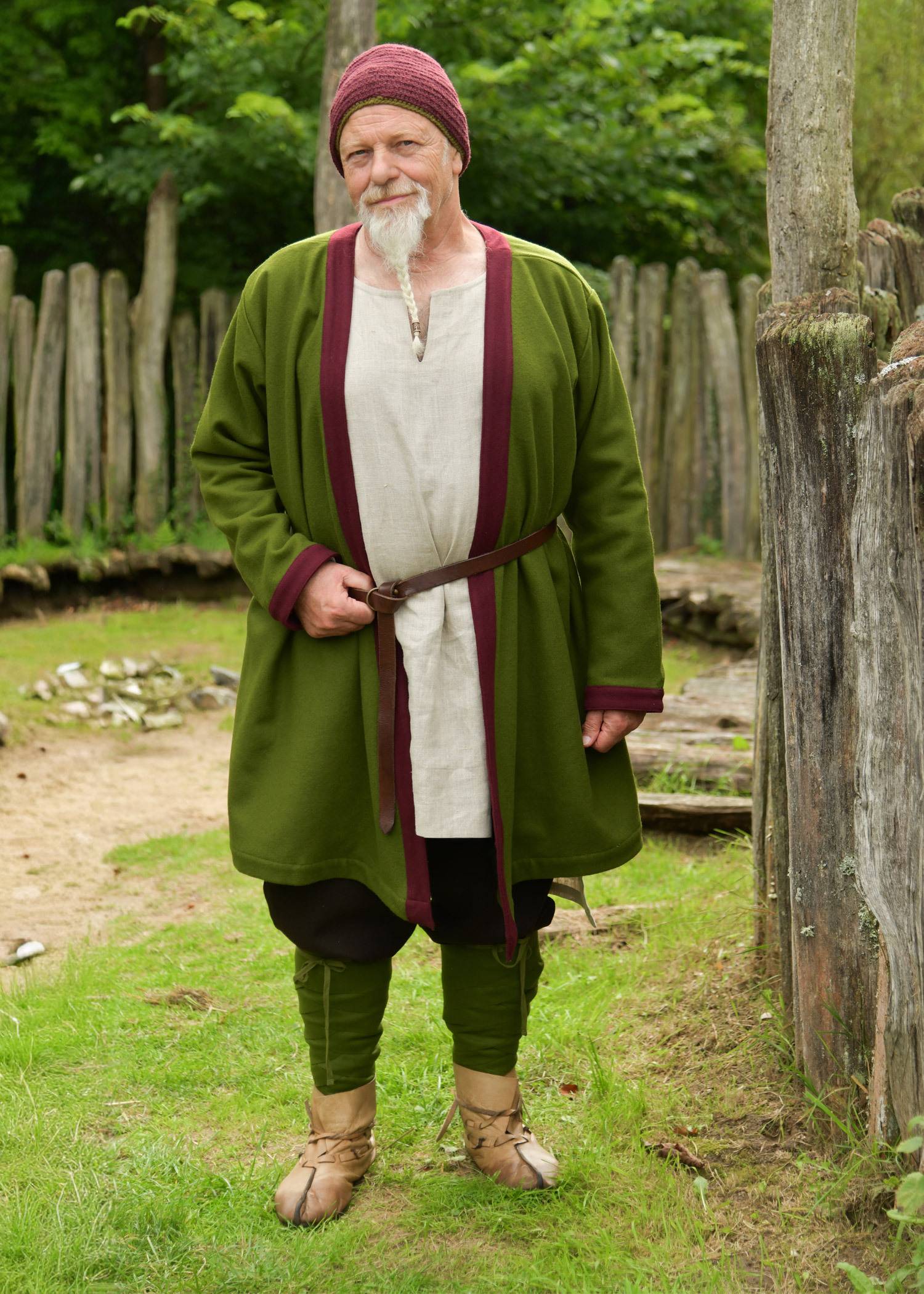 Viking 100% Wollen "Ragnar"  jas in Vikingstijl
