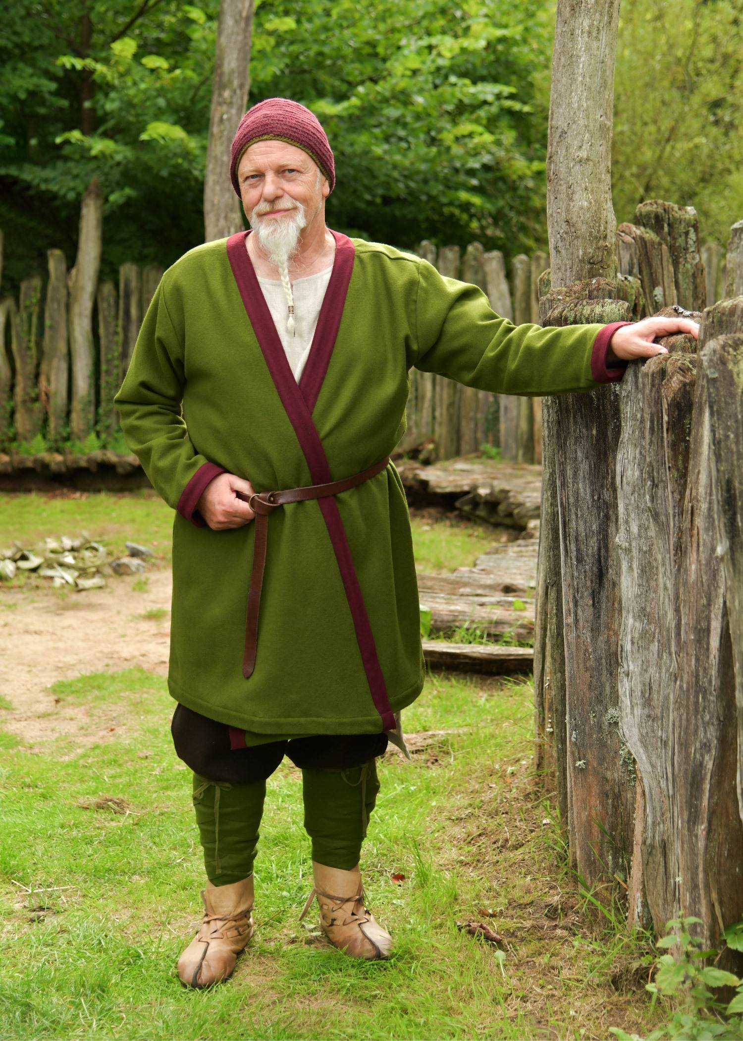 Viking 100% Wollen "Ragnar"  jas in Vikingstijl