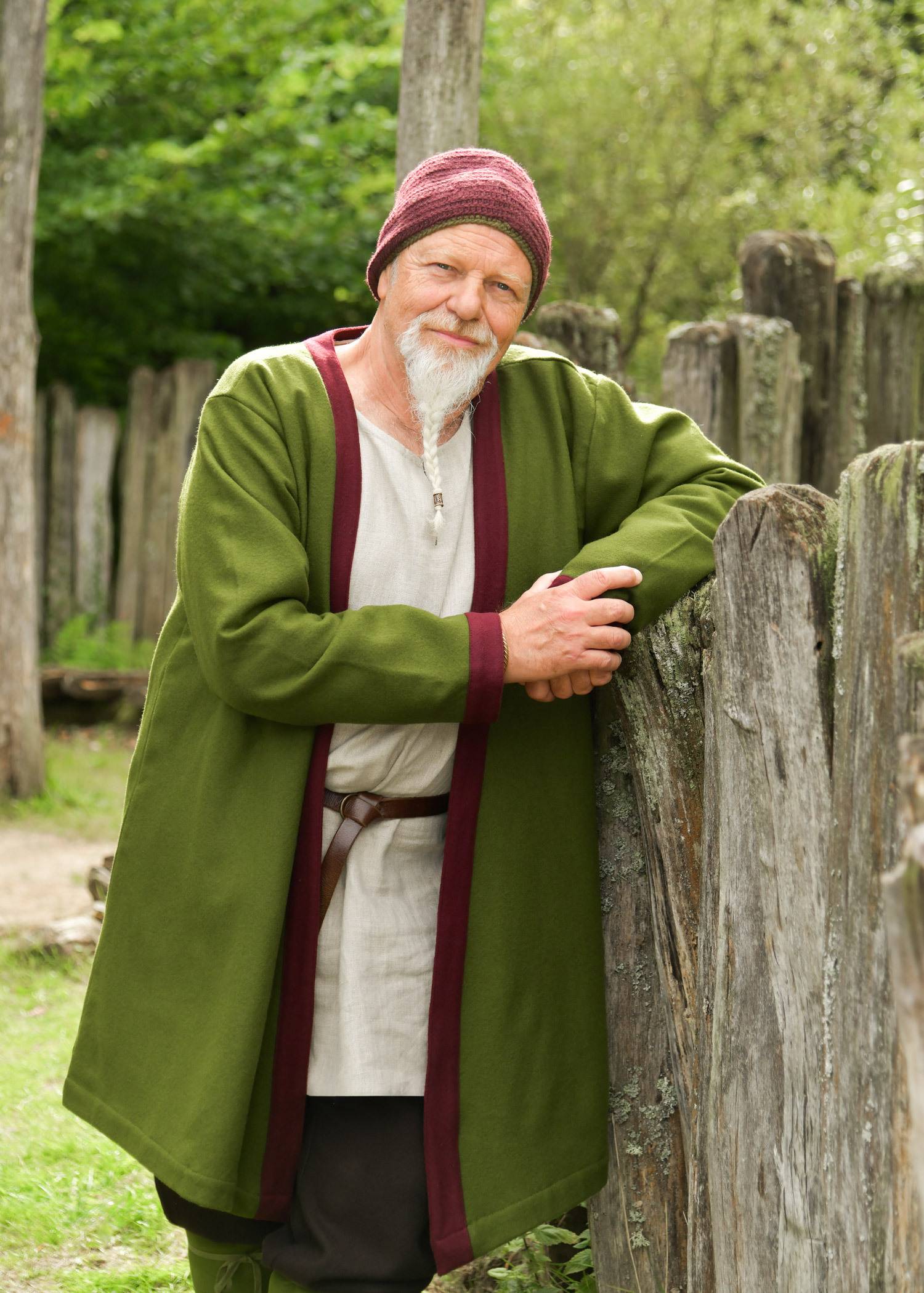 Viking 100% Wollen "Ragnar"  jas in Vikingstijl