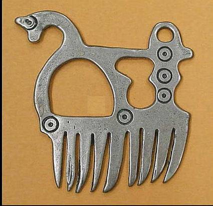 Viking Kam van Brons, Finougrian 10e eeuws (UITVERKOOP)