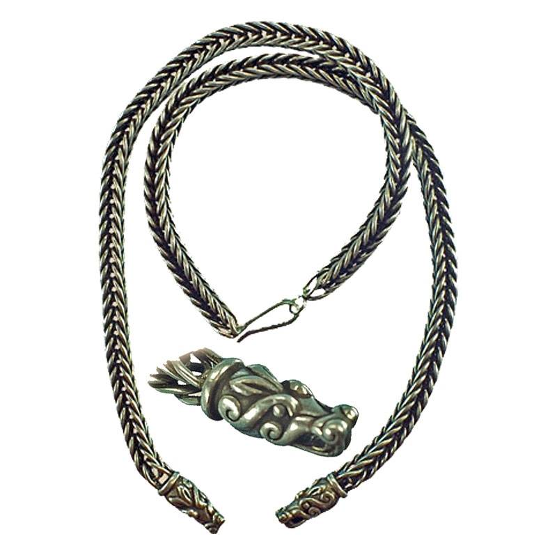 Viking Ketting 55 cm in Edelstaal