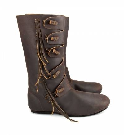 Wikinger Stiefel in Braun