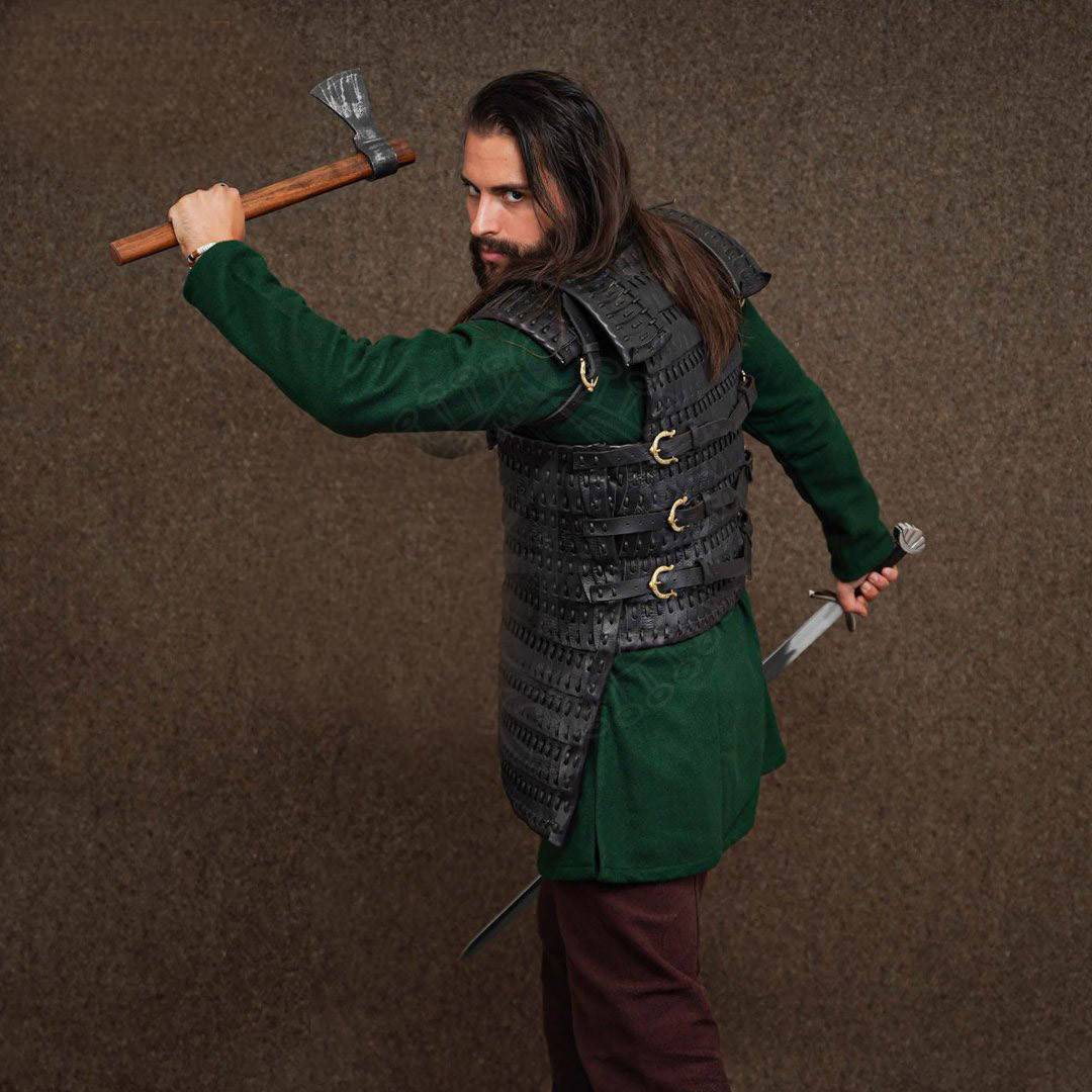 Leren lamellar Pantser voor Vikingen, Slaven, Russen en Khazaren, Varangianen.