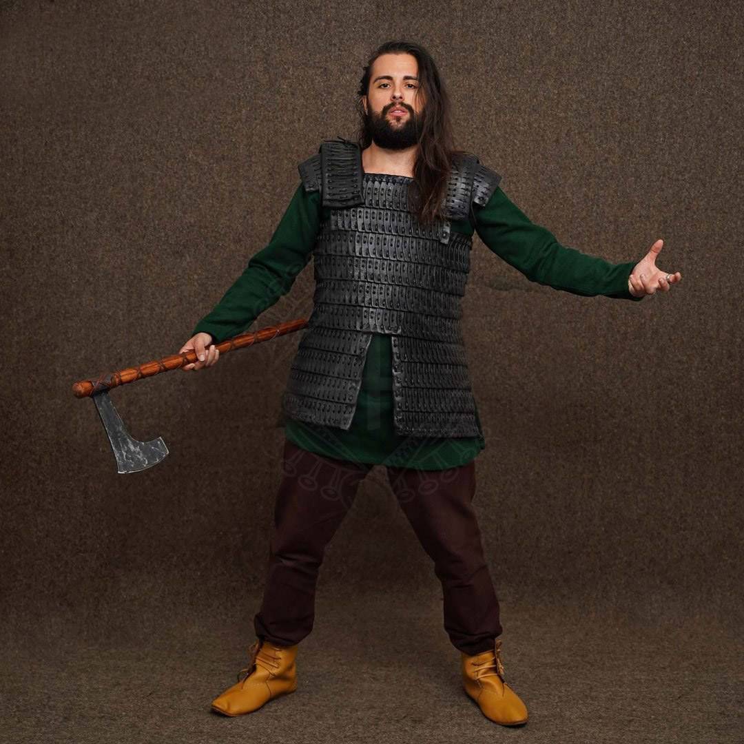 Leren lamellar Pantser voor Vikingen, Slaven, Russen en Khazaren, Varangianen.
