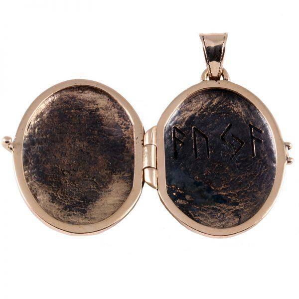 Viking Medaillon met Thor`s Hamer in Brons