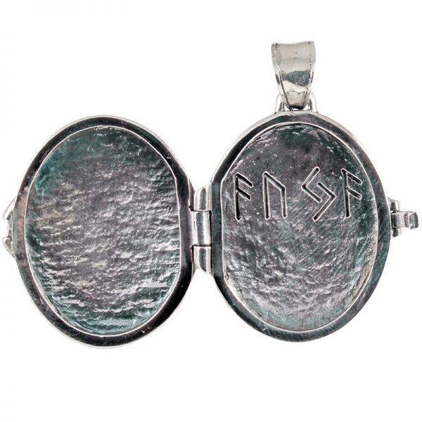 Viking Medaillon met Thor Hammer in Zilver (925er)