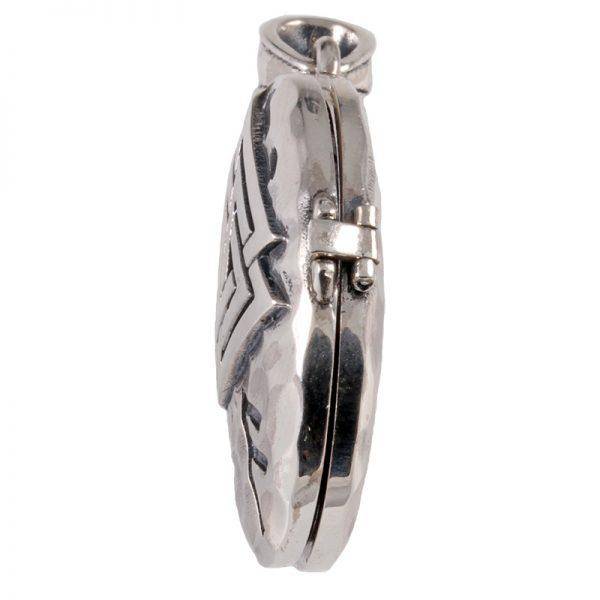 Viking Medaillon Hanger met Valknut in Zilver (925er)