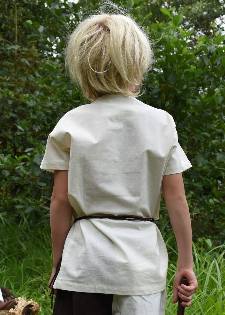 Viking - Middeleeuwen Kinder Tunika Natuurkleur, maat 110