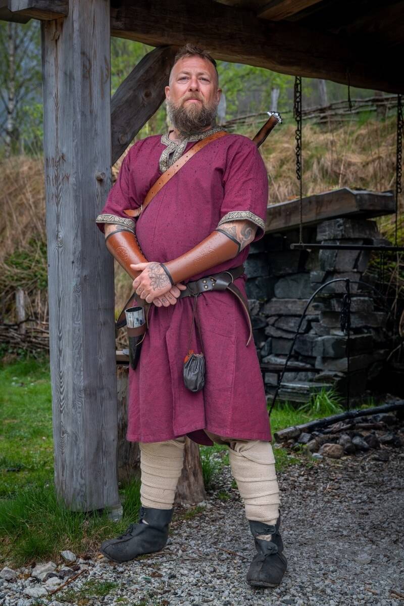 ​Middeleeuws - Viking Tuniek in Rood