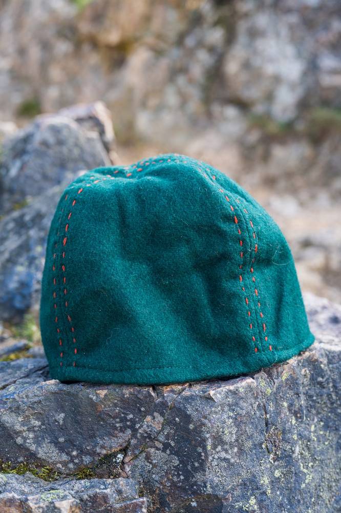 ​​​​Viking Muts met Stiksels in Groen
