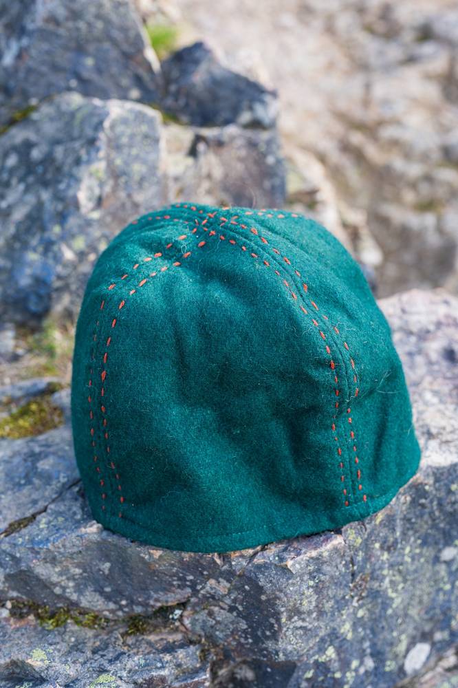 ​​​​Viking Muts met Stiksels in Groen