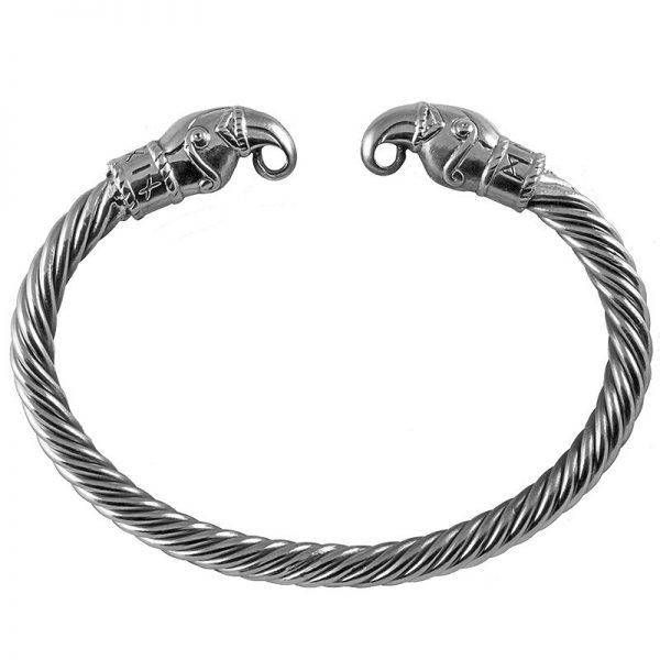 Viking Odins Raven Armband in Zilver (925er)