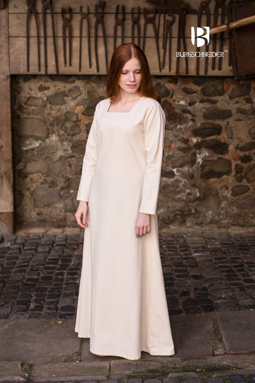 Viking Dames Onderjurk Johanna in Natuurkleur