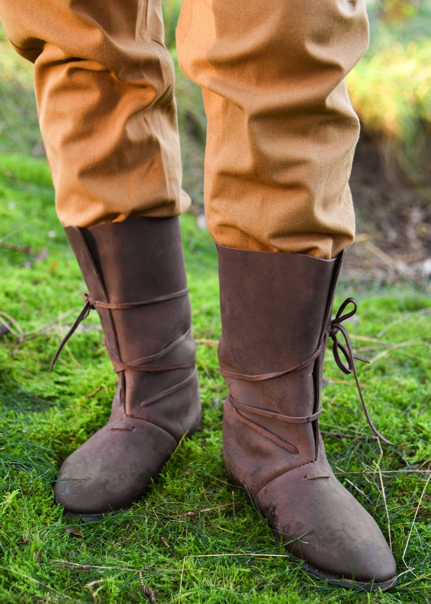 ​Wikinger Oseberg Stiefel in Braun