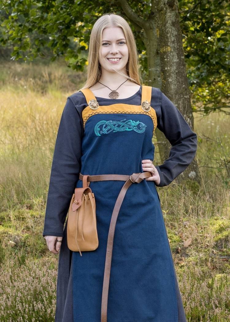 Viking Dames Overkleed in Blauw-Geel