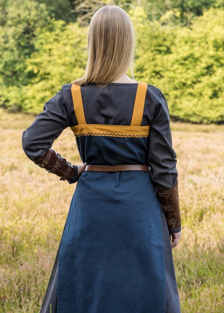 Viking Dames Overkleed in Blauw-Geel