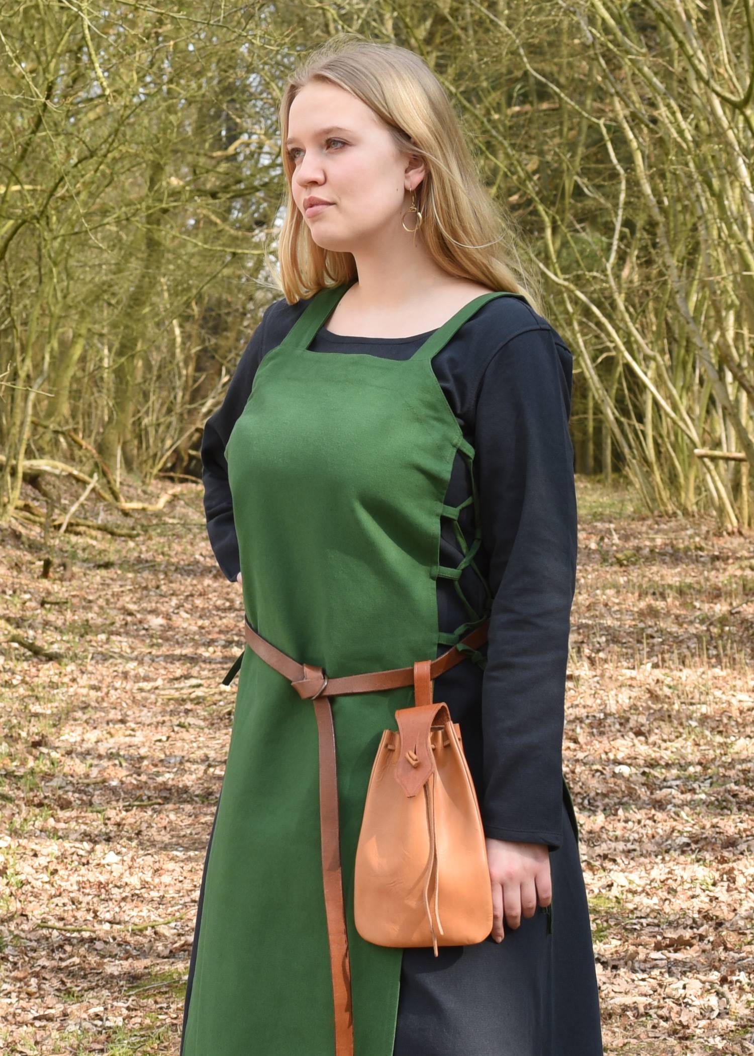 ​Wikinger Überkleid / Trägerkleid, grün