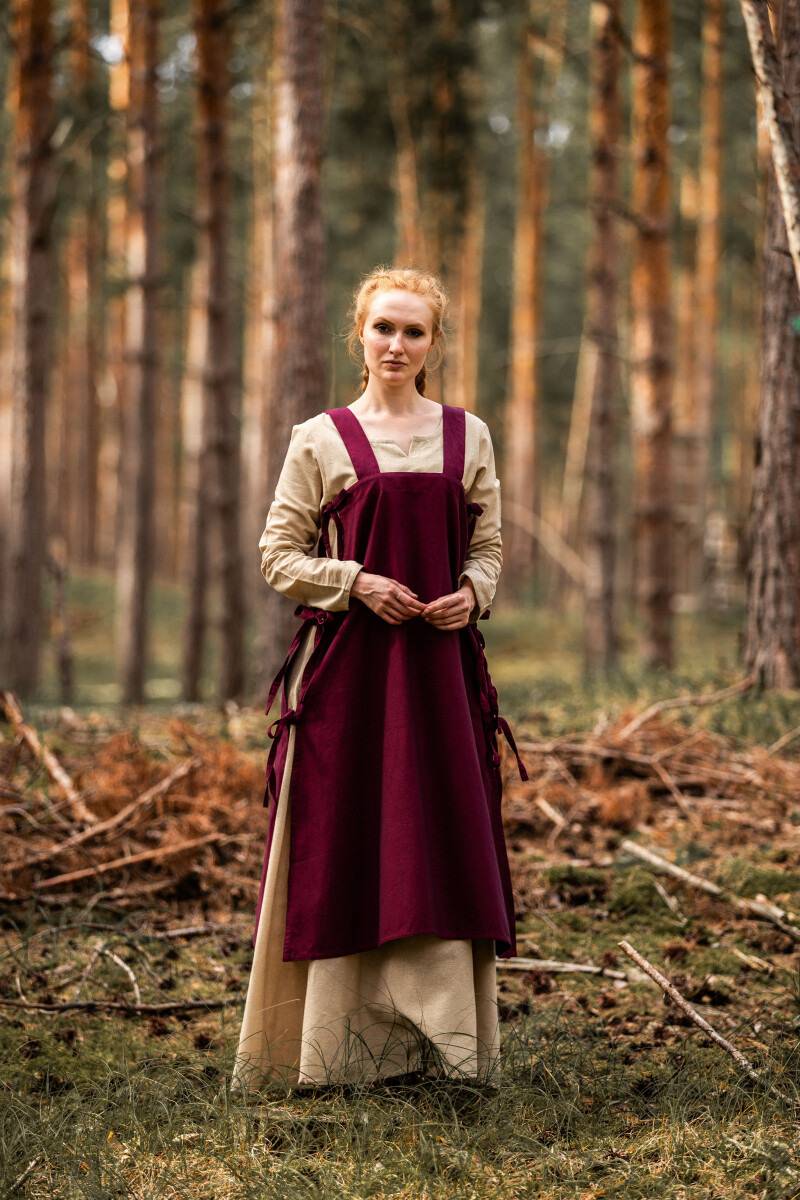Mittelalter Überkleid in Rot