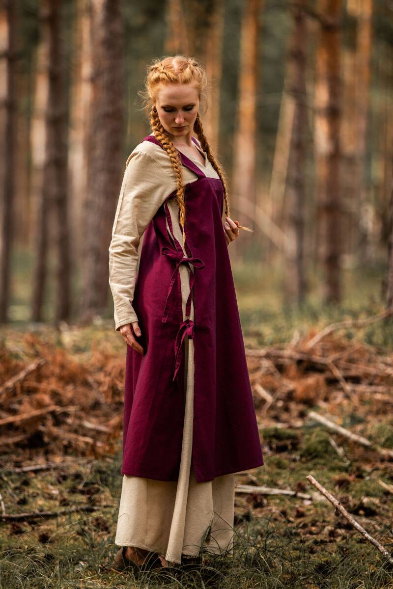 Mittelalter Überkleid in Rot