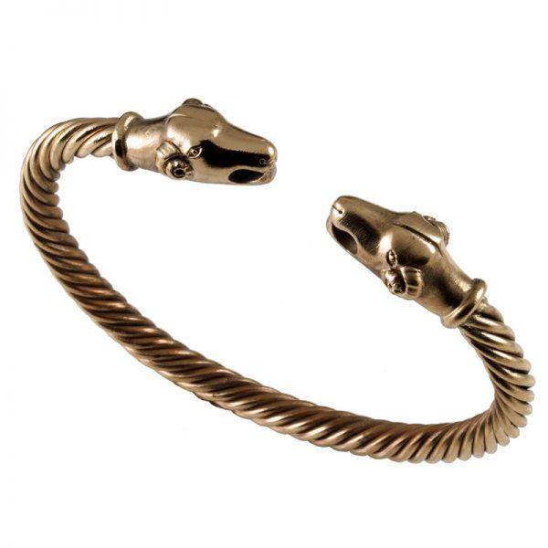 Viking Ramskop Armband in Brons