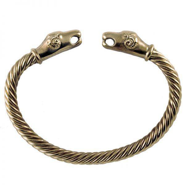 Viking Ramskop Armband in Brons