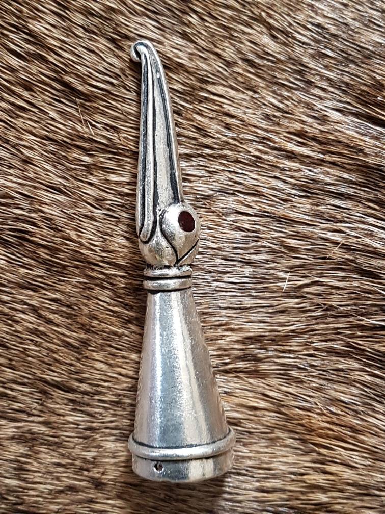 Drinkhoorn Sierstuk Viking Ravenkop Tin