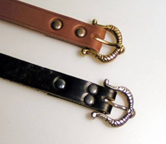 Viking Riem, 180 cm lang in Zwart 9e-10e eeuws​