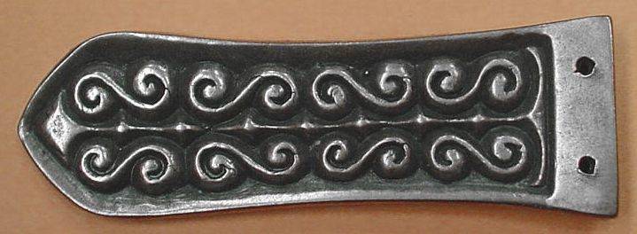 Viking Riemtong in Brons, Great Moravia, 9e eeuws ( Op=Op )