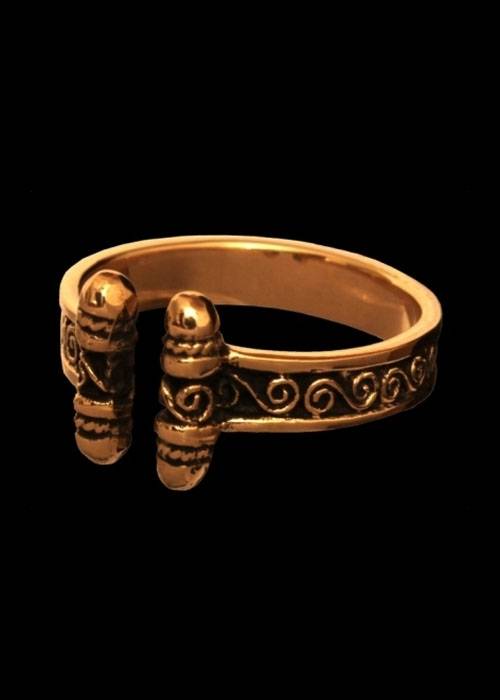 Viking Ring in Brons, maat 19 (UITVERKOOP)