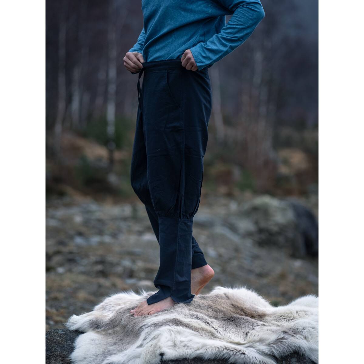 ​Wikinger Rushose in Schwarz