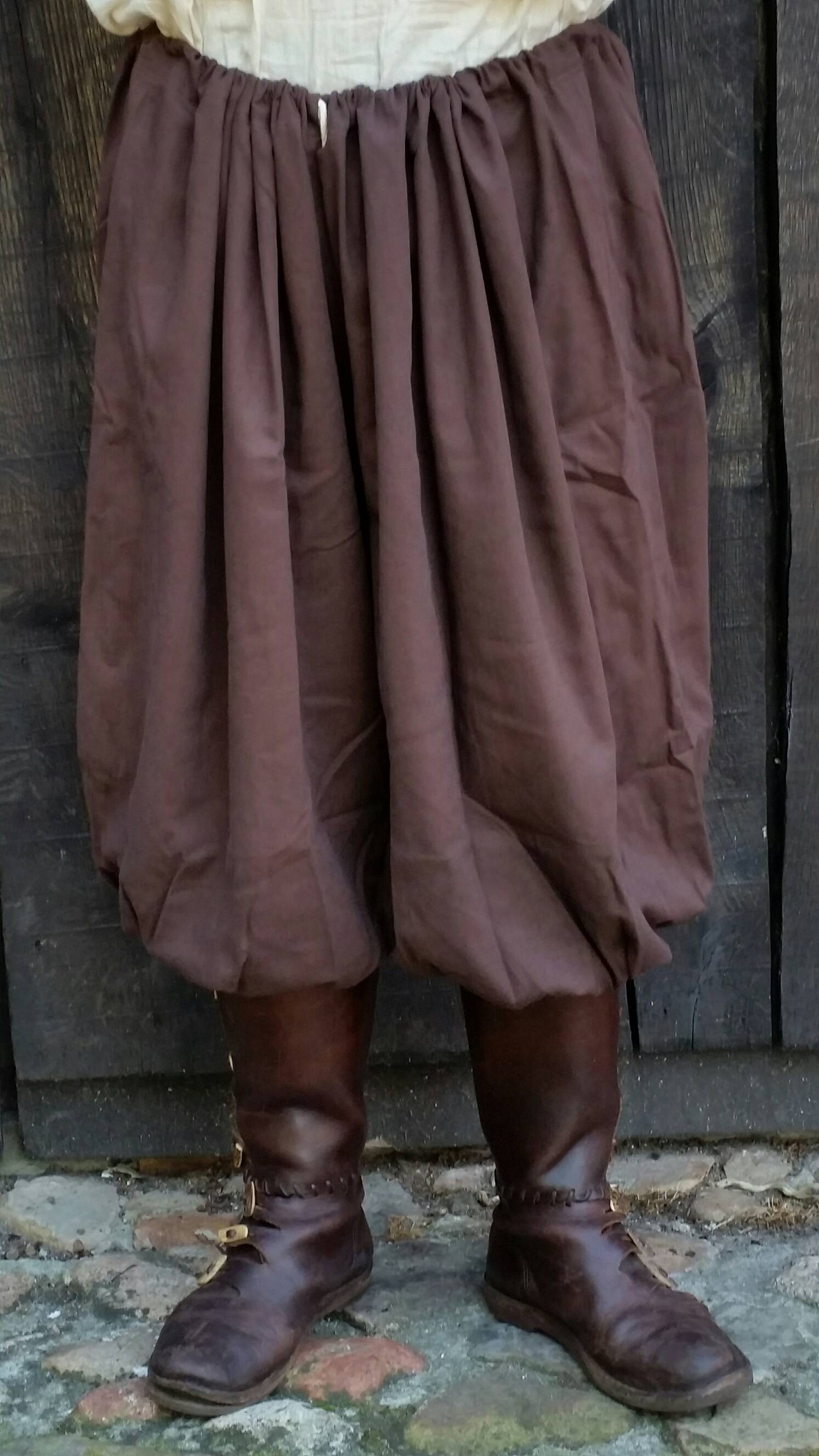 Viking Rusvik Broek, Linnen in bruin ( one size fits all )