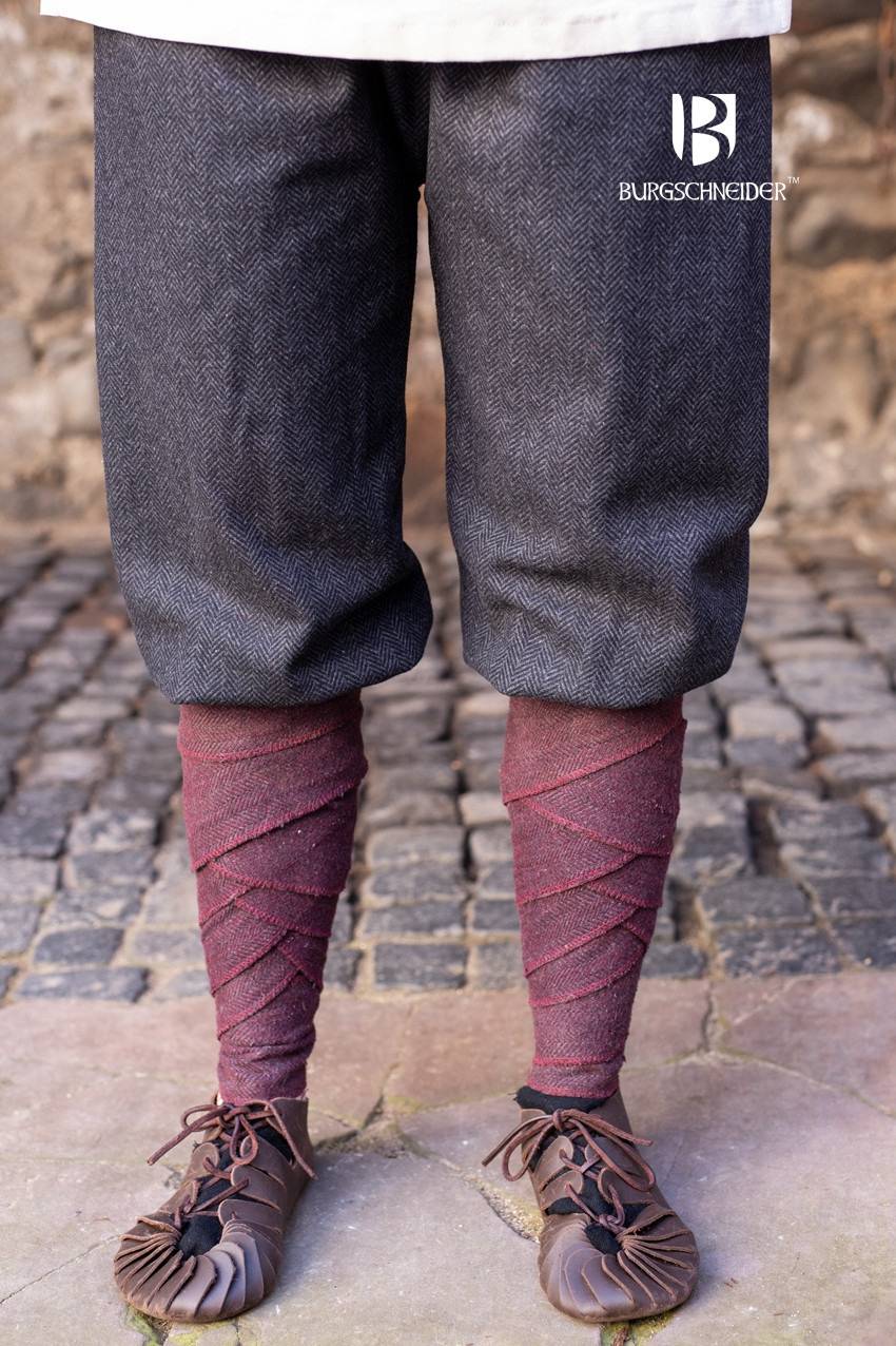 Viking Rusviking Broek Tilda - Visgraat in Zwart/Grijs in Wolstof