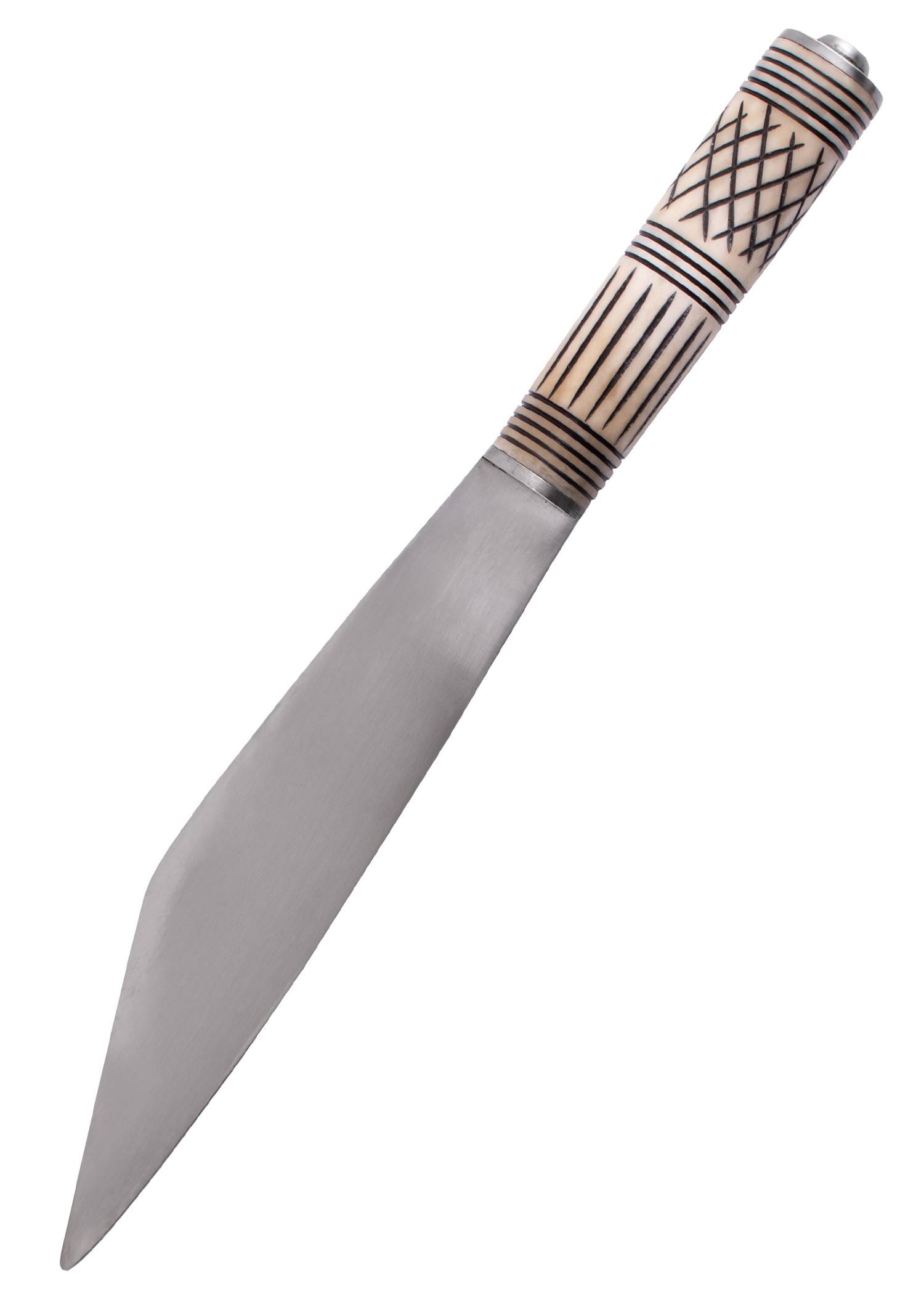 Wikinger Skramasax, Saxmesser mit Knochengriff