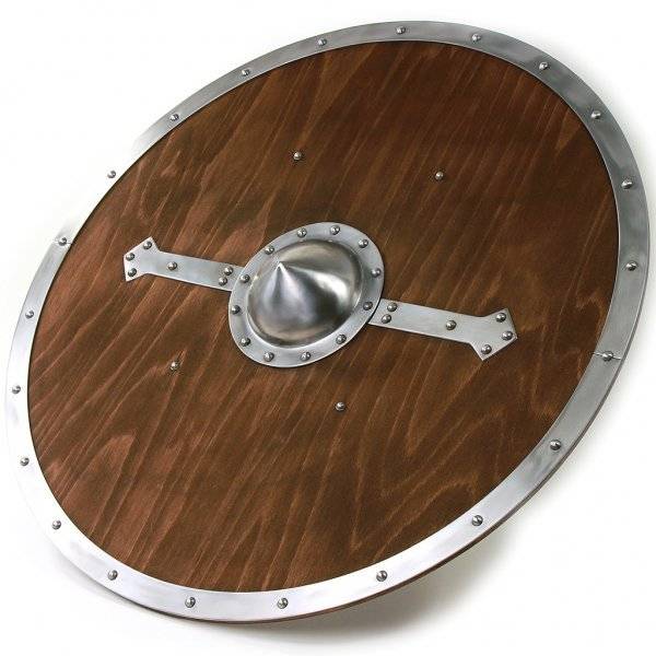 Vikingschild, ca. 74 cm Battle-Ready (UITVERKOOP)