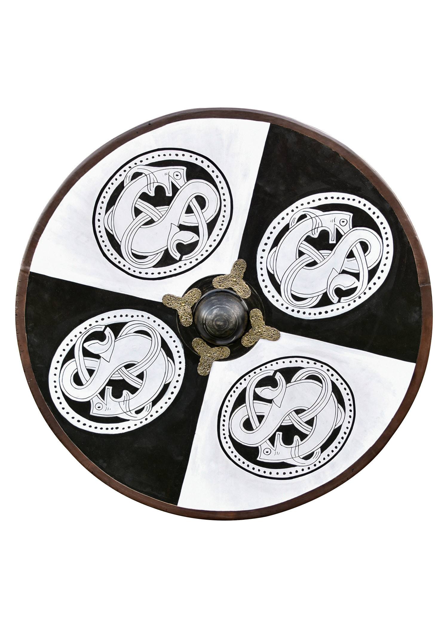 Viking Schild met Noorse Griffioenen, ca. 91.5 cm (deco)
