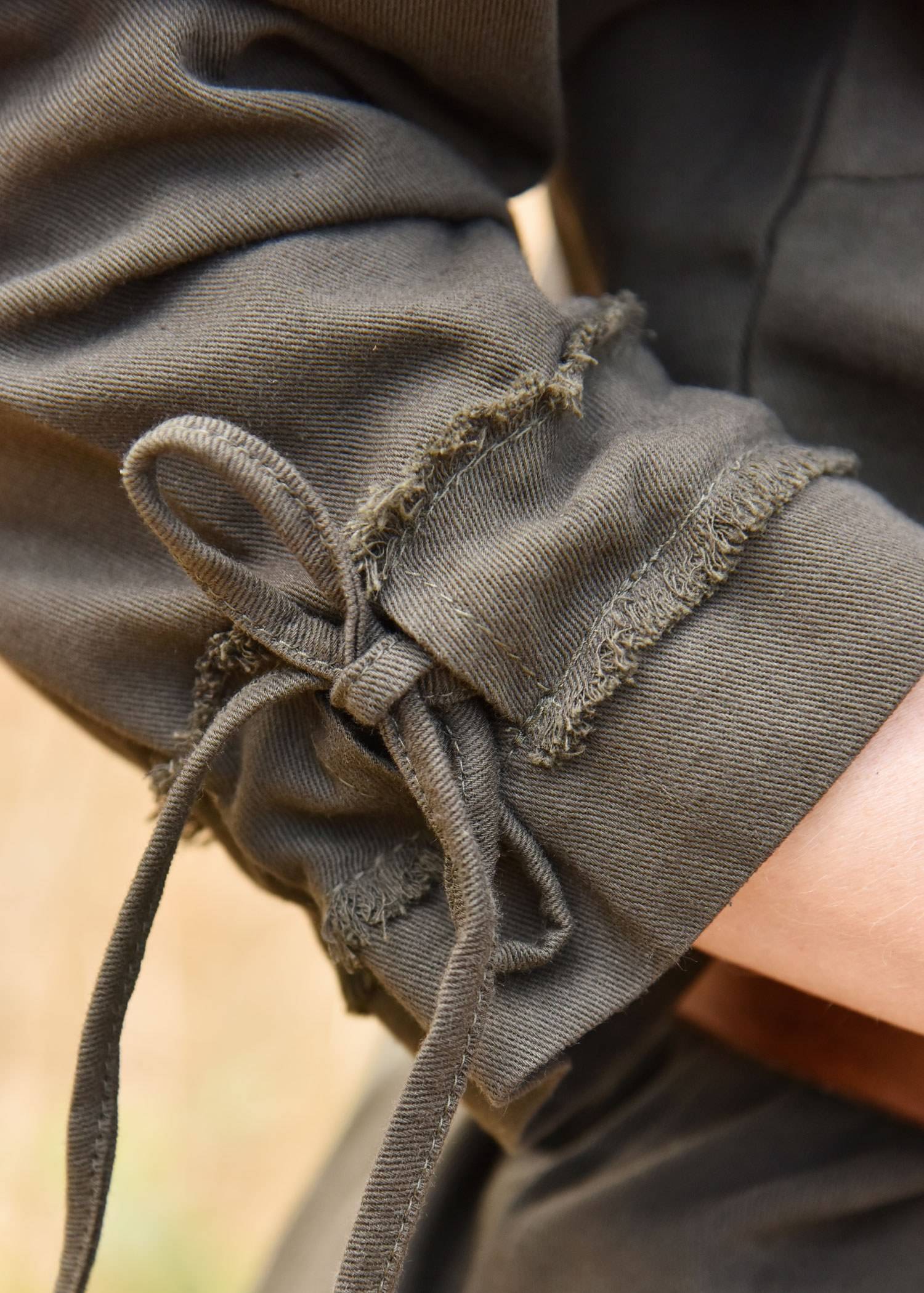 Viking Schildmaagd Dames tuniek in Olijfgroen
