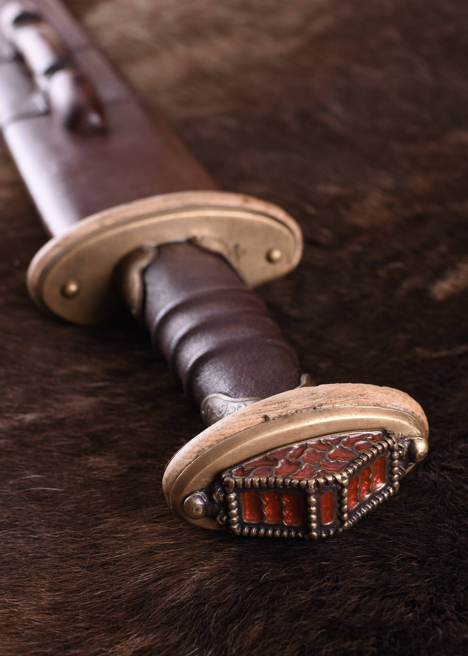 Viking Sutton Hoo Zwaard, 7e eeuws met Schede