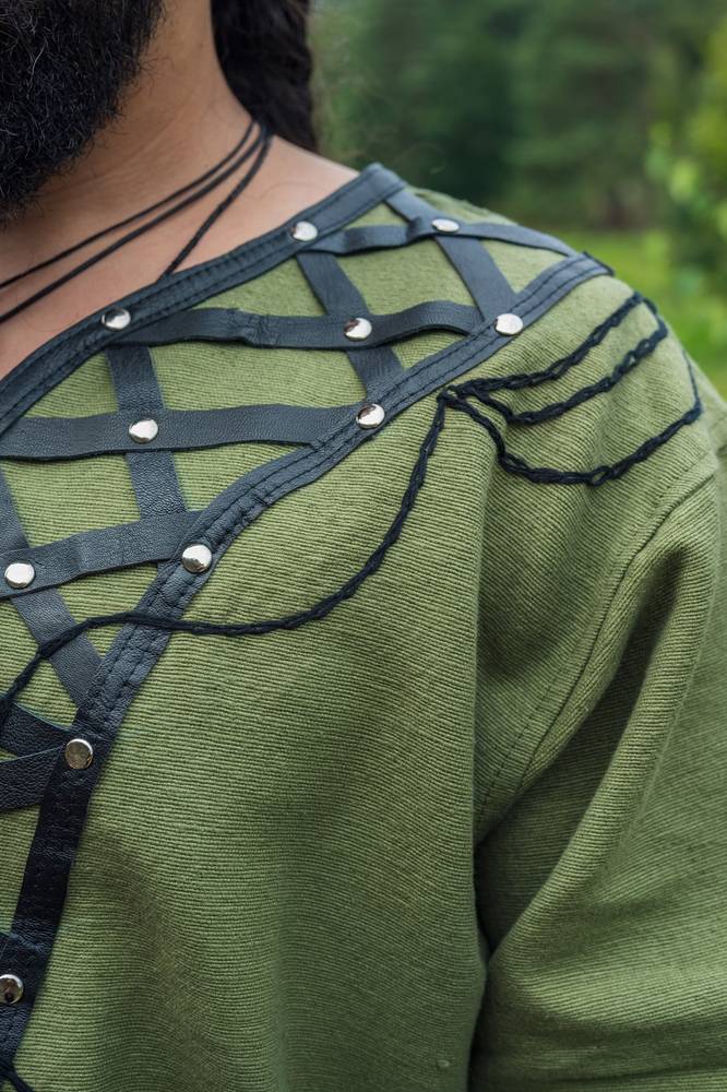 Viking Tuniek, Katoen in Groen