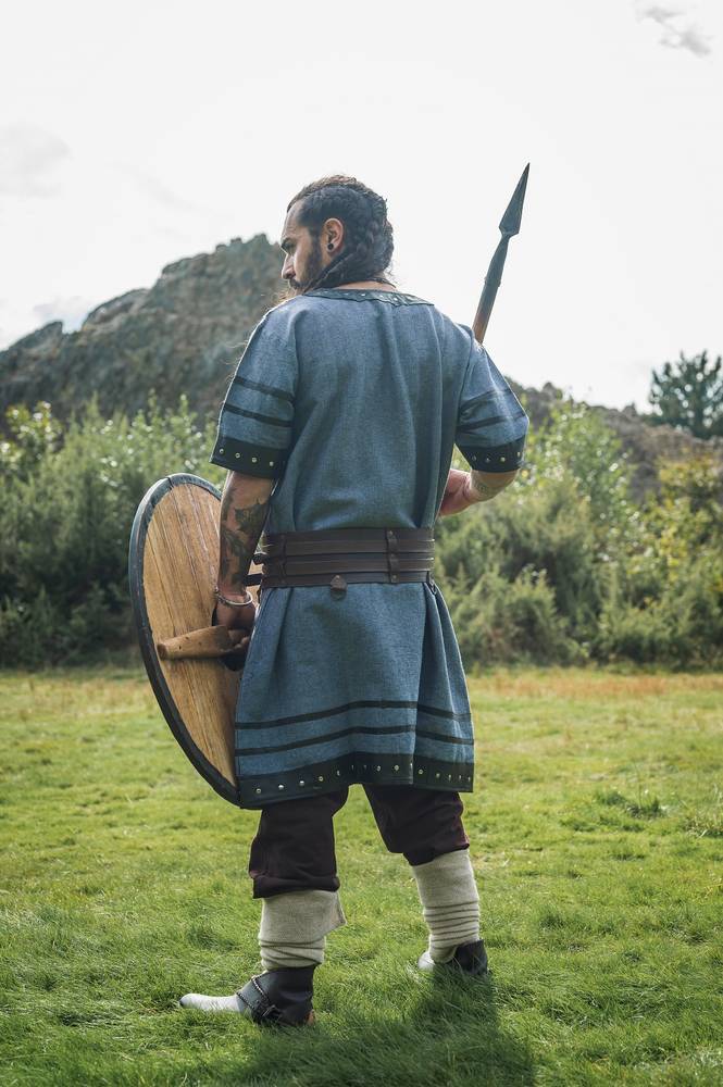 Viking Tuniek, Katoen in Blauw