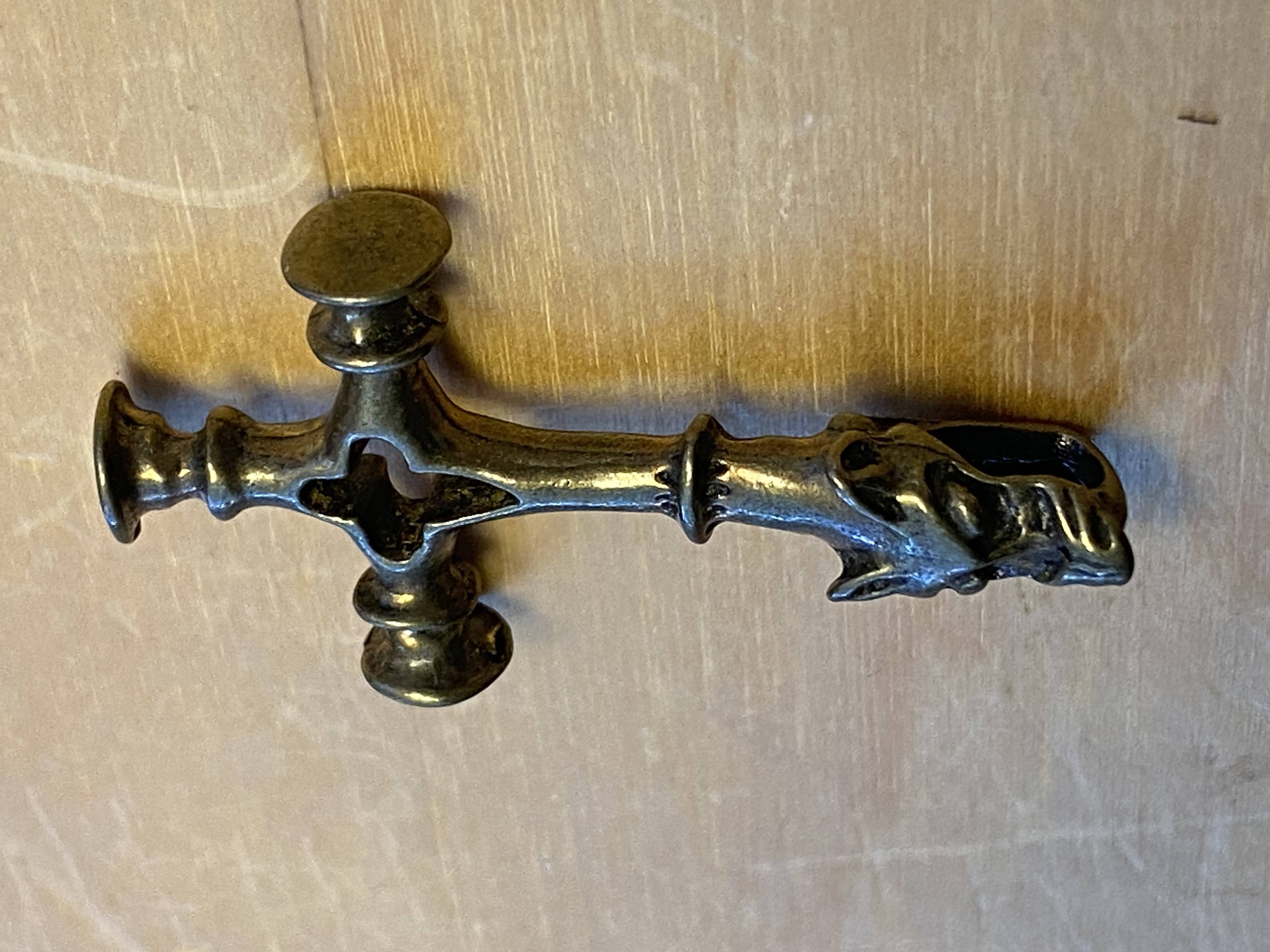 Wikinger Wolfskreuz Anhanger Bronze (AUSVERKAUF)