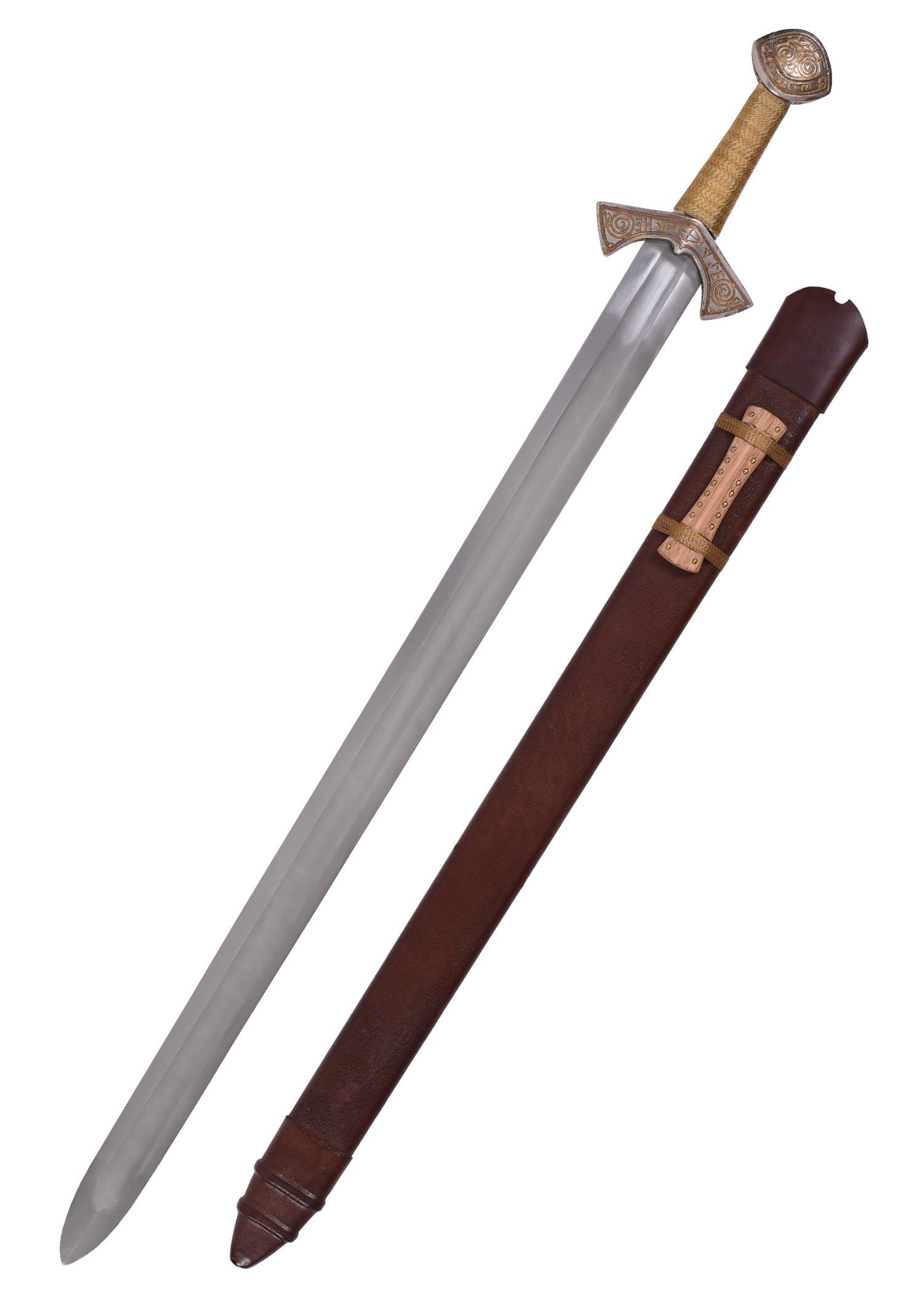 Vikingzwaard uit Langeid (Noorwegen), 11e eeuw, inclusief schede