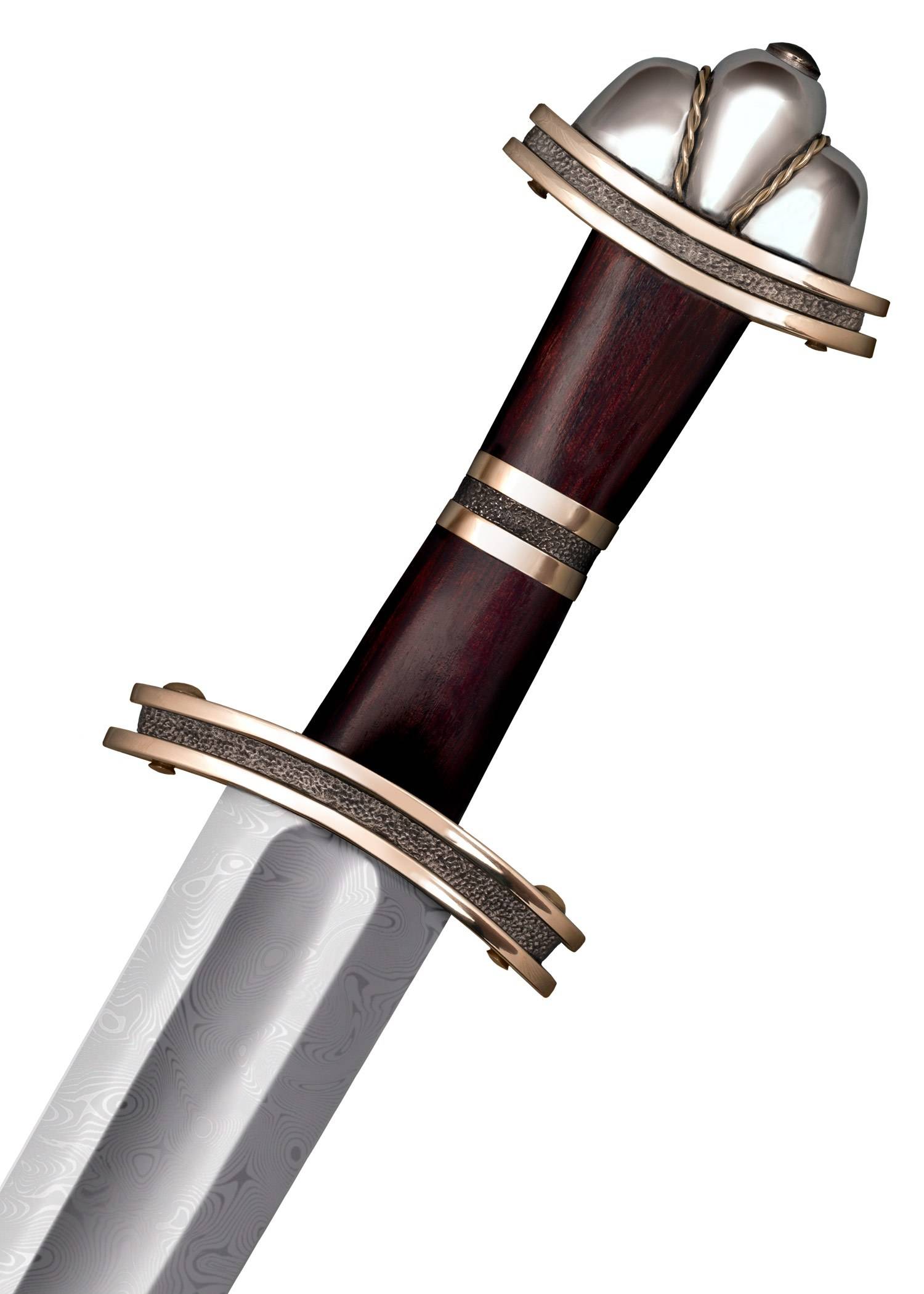 Vikingzwaard gemaakt van Damaststaal, Scherp