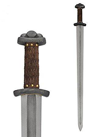 Wikinger-Schwert Godfred mit Damaststahlklinge 8Jh. Scharf