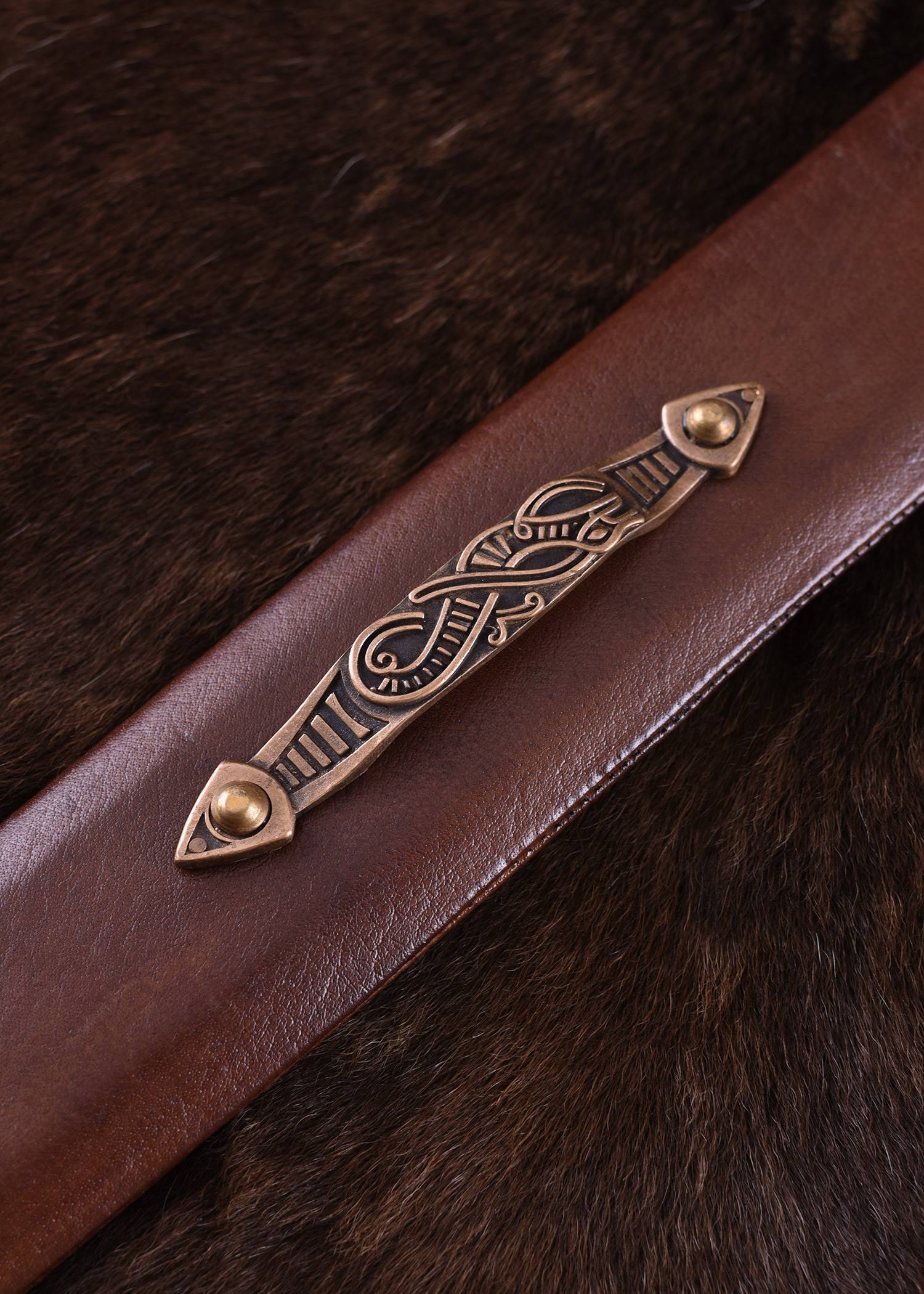 Vikingzwaard (Isle of Eigg) met lederen greep, gehard met Schede
