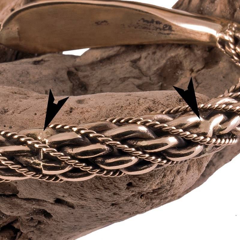 Viking Armband Replica Brons
